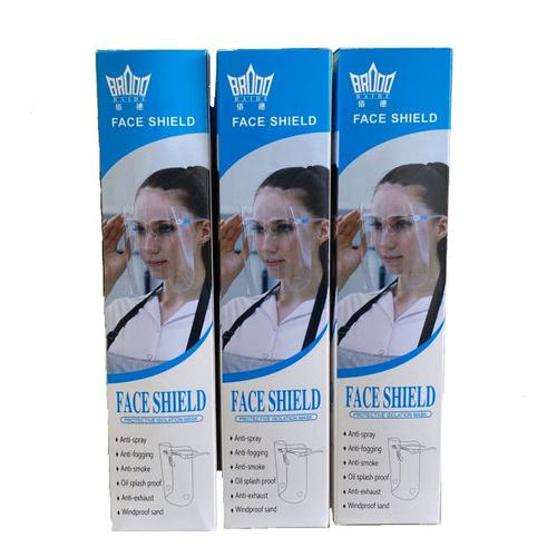 Face Shield with Glasses Boxed