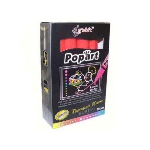 PopArt, 5mm Liquid Chalk Marker, red
