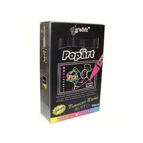 PopArt, 5mm Liquid Chalk Marker, black - 620110