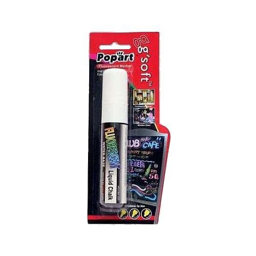 PopArt, 10mm Liquid Chalk Marker carded each, white