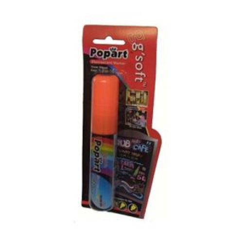 PopArt, 10mm Liquid Chalk Marker carded each, orange