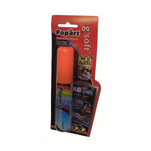 PopArt, 15mm Liquid Chalk Marker carded each, orange