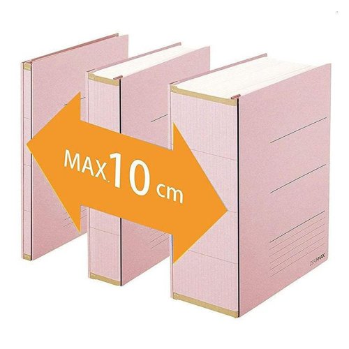 Plus ZeroMax A4 Expanding Folder Pink Pk10