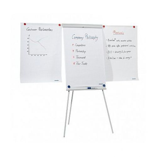 Franken Flipchart Easel Xtra Tripod Plus 68x105 Grey