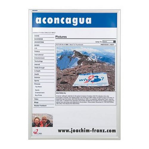 Franken Exterior Aluminium Snap Frame Din A1