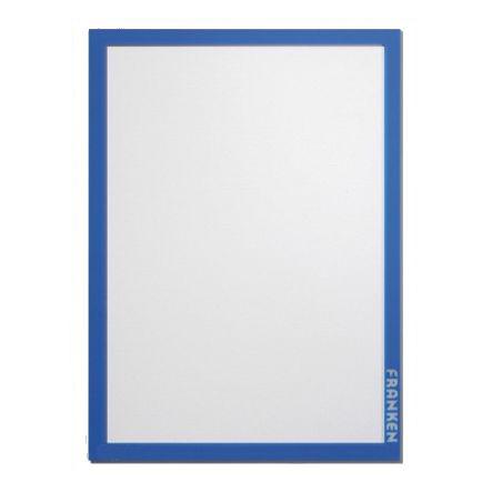 Franken Document Holder Pro A4 Self Adhesive Blue Pk2