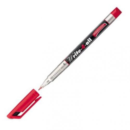 Stabilo, Write-4-All Permanent Pen, Medium red