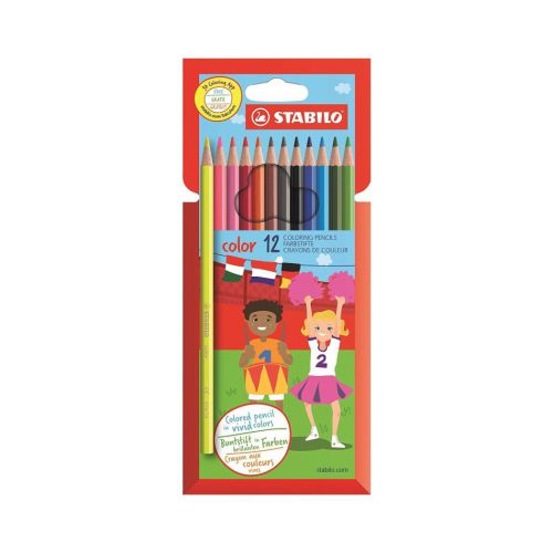 Stabilo Colour Pencils 12 Ast Colours