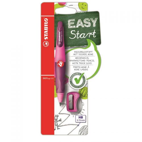 Stabilo EASYergo pencil 3.15 Pink/Lilac R/H