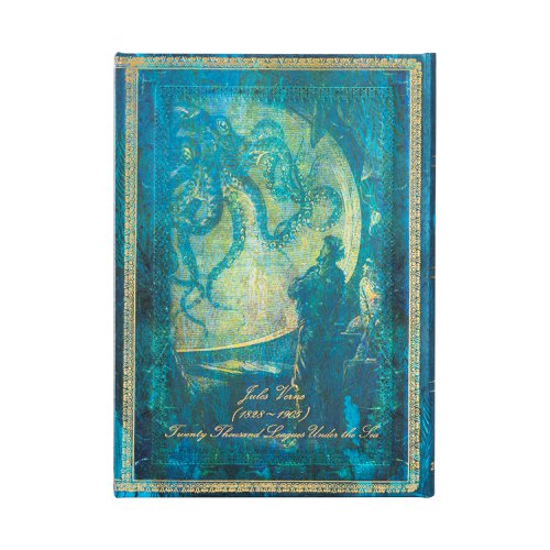 Paperblanks Agenda 2024 Midi Verne, Twenty Thousand Leagues - Week