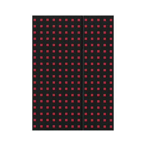 Quadro Notebook Black on Red A4, Lined