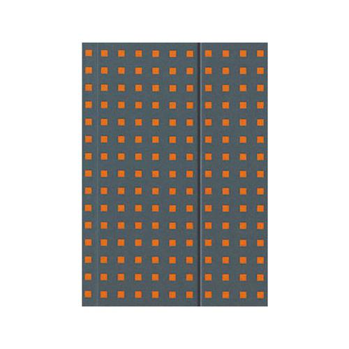 Quadro Notebook Grey on Orange B5, Lined