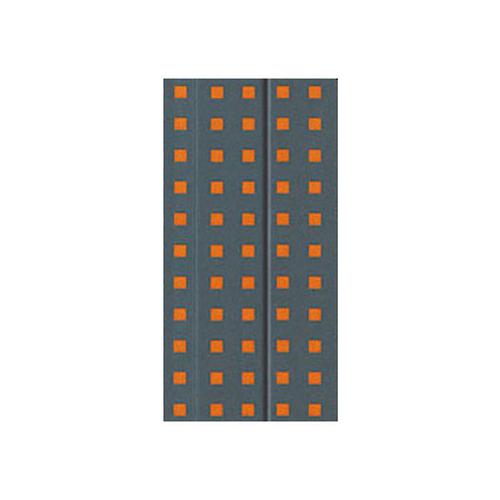 Quadro Notebook Grey on Orange B6.5, Lined