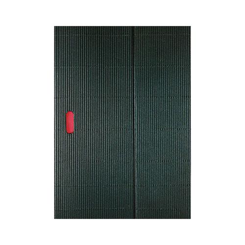 Ondulo Notebook Black A4, Unlined