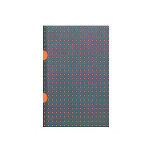 Cahier Circulo Notebook Grey on Orange B7, Lined