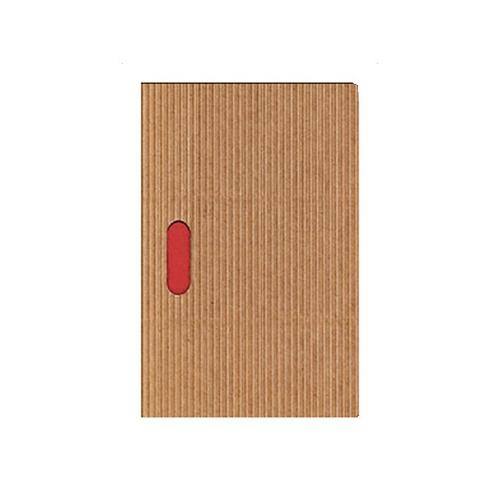 Cahier Ondulo Notebook Natural B7, Lined