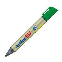 Artline 157 Dry Wipe Marker Bullet Green