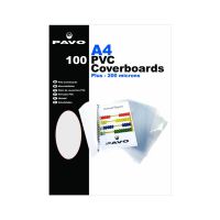 Pavo A4 PVC Clear Covers, 200 micron Pack 100