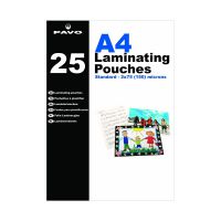 Pavo Laminating Pouches, A4 150m, Retail Pack