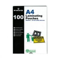 Pavo Laminating Pouches, A4 250 micron Bx100