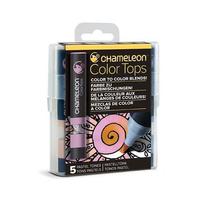 Chameleon 5 Colour Top Set Assorted Pastel Tones