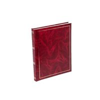 Photo Album Traditional Leather Look Red