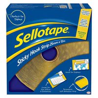 Sello Sticky Velcro Hook 25mm Strip 12m