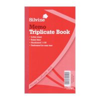 Silvine, 605 Triplicate Book 8x5