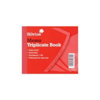 Silvine, 607 Triplicate Book 4x5