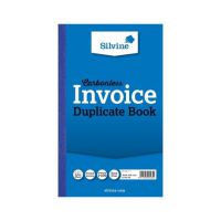 Silvine, 711 Carbonless Invoice Book 8x5