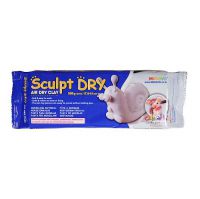 Sculpt-dry Air hardening clay, 500g white