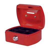Pavo Cash Box 5 with Coin slot Red