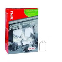 Apli 390 Strung Tags, white 22x35mm