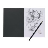 Silvine A4 Sketch Book, softcover 140gsm 40 page