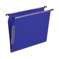 Silver PP Lateral File 275mm, 15mm blue Box of 25