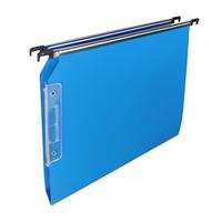 Silver PP Lateral File 275mm, 30mm blue Box of 25