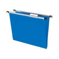 Silver, PP Suspension File F/Cap , 15mm blue