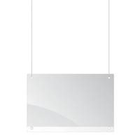 Safety Screen celling suspended 65x80cm