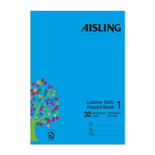 Aisling Record Book 1 2011 A4 32 Page 10/PK Part Asb1 Packed 10
