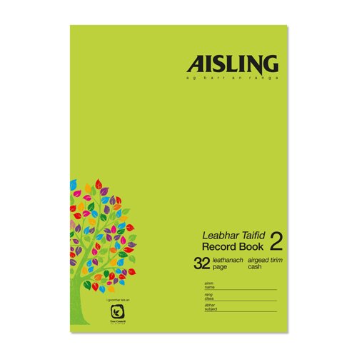 Aisling Record Book 2 2011 A4 32 Page 10/PK Part Asb2 Packed 10