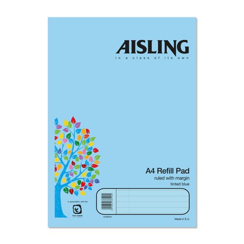Ailsing Refil Pad Blue A4 50 Leaf