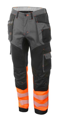 Hivis Two Tone Trousers Or/Blk 42 Hvtt080Orbl42