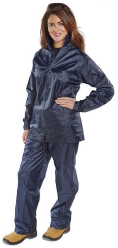 B-Dri Weather-Proof - Nylon B-Dri Suit Navy Medium