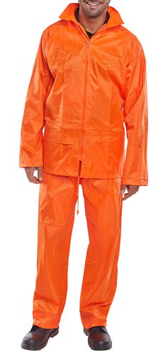 B-Dri Weather-Proof - Nylon B-Dri Suit Orange 5Xl