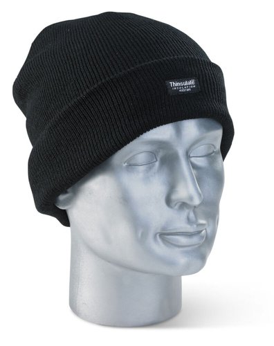 Click Knitwear - Thinsulate Beenie Hat Black