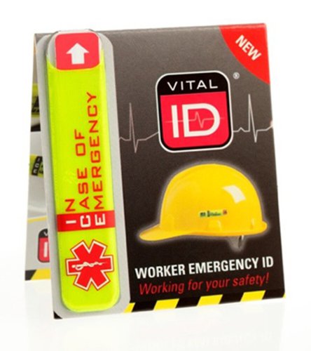 Vital Id Range - Emergency Id Standard (Ice) Pk25