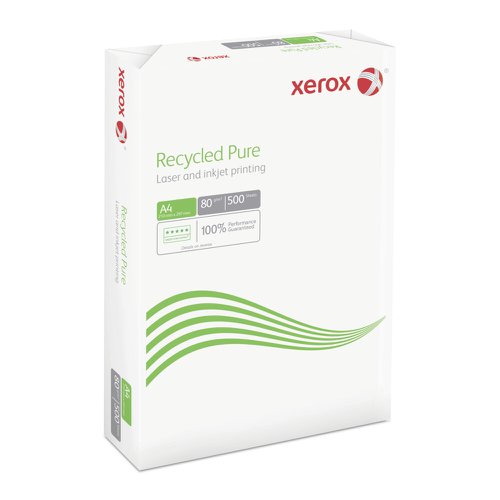 Xerox Recycled Pure 210X297mm A4 80Gm2 Pack Of 500 003R98104