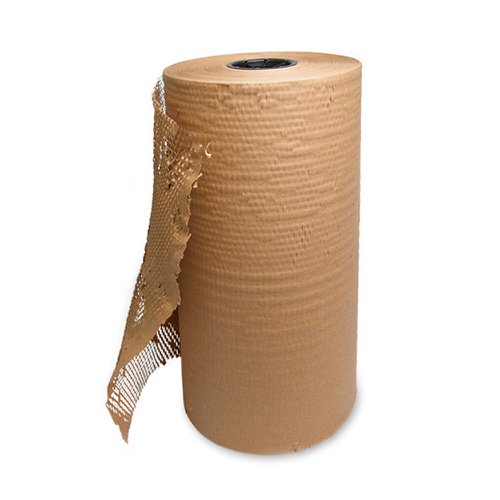 GeamiWrap 'n Go 1 ply 508mm x 268M kraft brown Roll die-cut paper