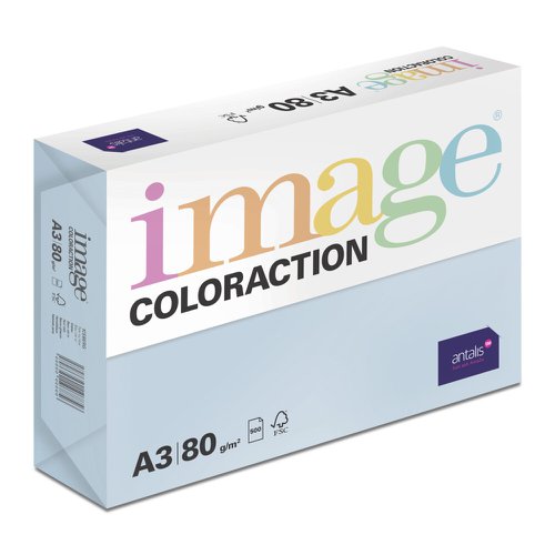 Image Coloraction Pale Icy Blue FSC4 (Iceberg) A3 297X420mm 80Gm2 500/Pk