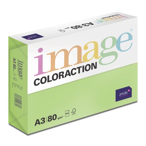 Image Coloraction Java FSC4 A3 297X420mm 80Gm2 Dark Green Pack Of 500